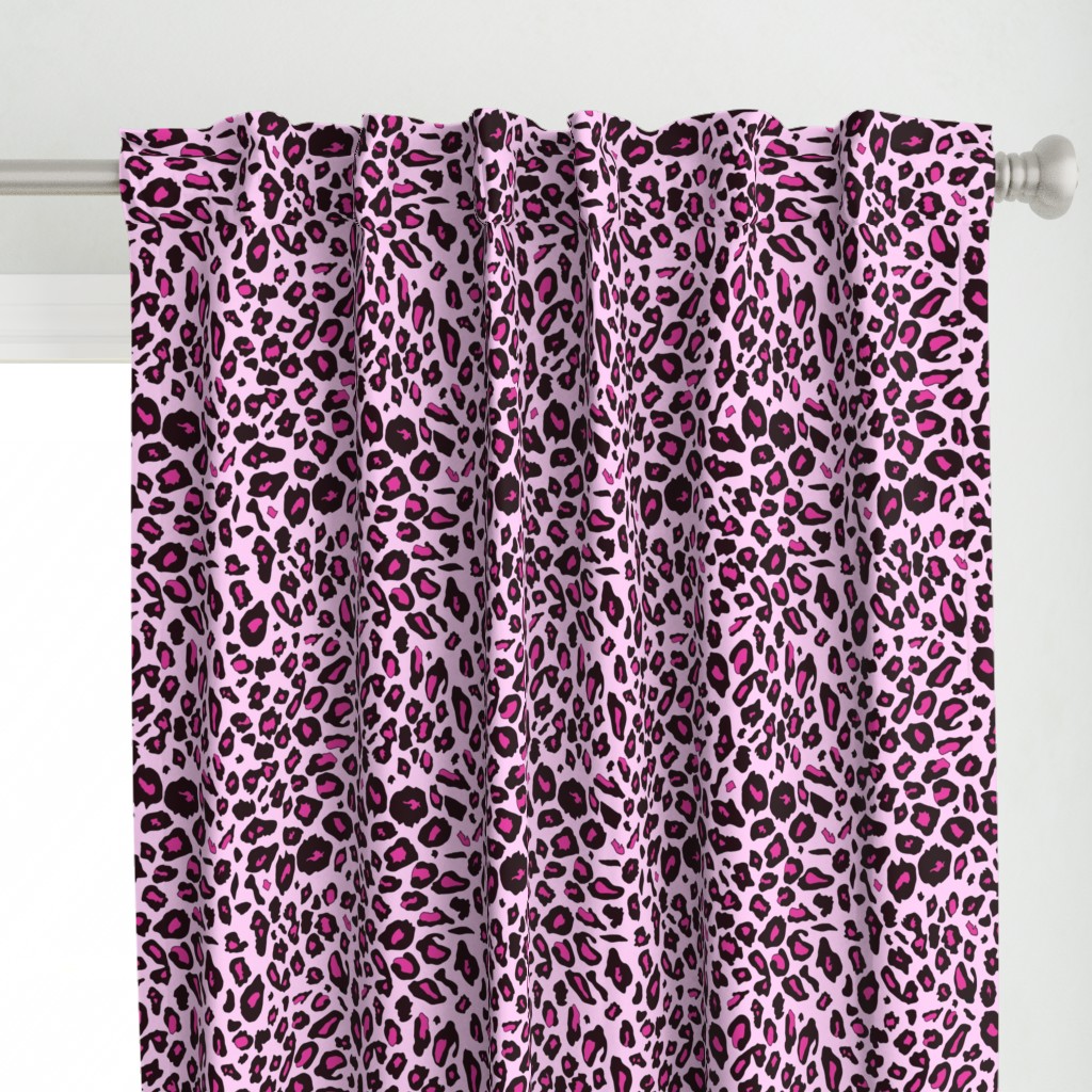 Pink Leopard print pattern