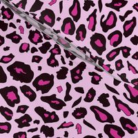 Pink Leopard print pattern