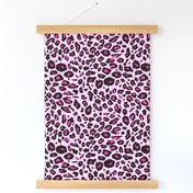 Pink Leopard print pattern