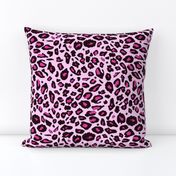 Pink Leopard print pattern