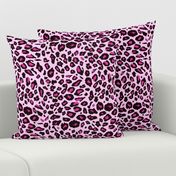 Pink Leopard print pattern