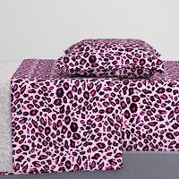 Pink Leopard print pattern