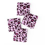 Pink Leopard print pattern