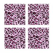 Pink Leopard print pattern