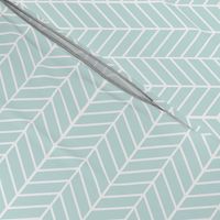 Mint Arrow Feather pattern