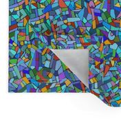 Colorful Stained Glass inspired Mosaic