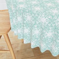 wrap_paper_crocus_snowflake_white_sea_green