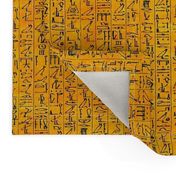 Hieroglyphics Papyrus in Crushed Orange