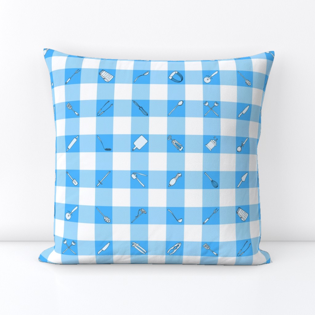 utensils_blue_gingham