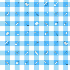 utensils_blue_gingham