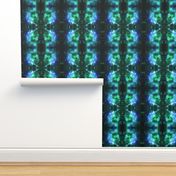 Blue Green Space Stars (small print)