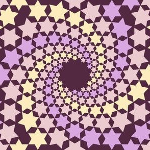 02638514 : mandala12 : twilight mauve stars