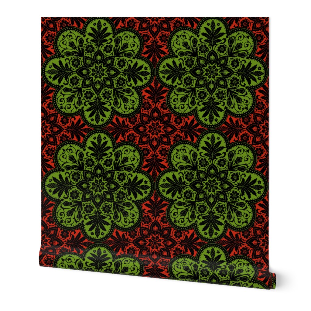 Bourgogne Tile ~ Christmas Apples