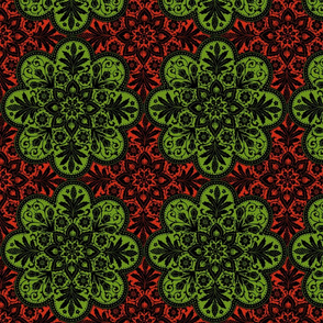 Bourgogne Tile ~ Christmas Apples