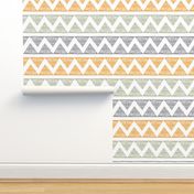 Illustrated chevron triangles