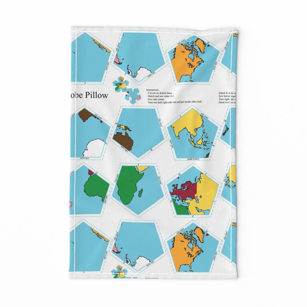 Fat Quarter Globe