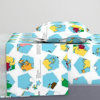 Fat Quarter Globe