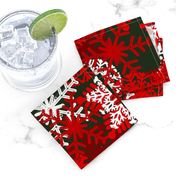 Red Snowflakes holiday pattern