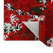 Red Snowflakes holiday pattern