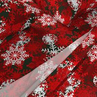 Red Snowflakes holiday pattern