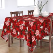 Red Snowflakes holiday pattern