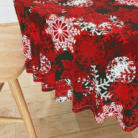 Red Snowflakes holiday pattern