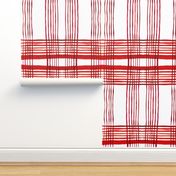 C'EST LA VIV Kitchen Plaid ~ Red Pepper