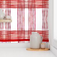 C'EST LA VIV Kitchen Plaid ~ Red Pepper