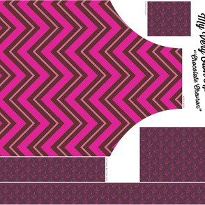 Chocolate Chevron Apron