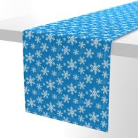 8-Bit Snow Flake - Blue