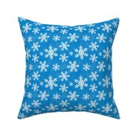 8-Bit Snow Flake - Blue