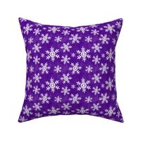 8-Bit Snow Flake - Purple