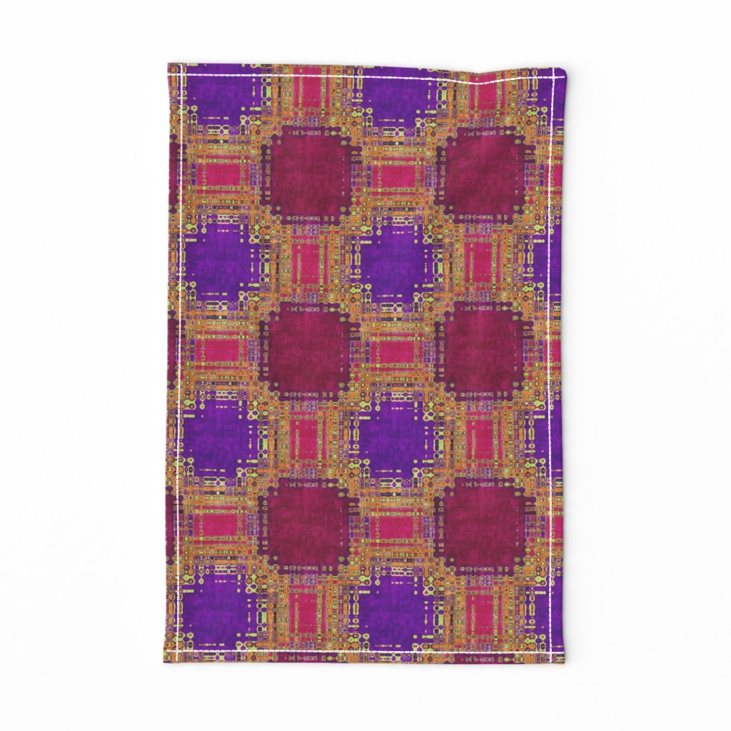 Velvet Fractal Plaid