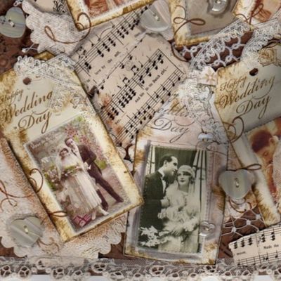 Victorian Wedding Collage