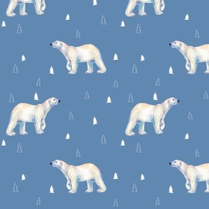 Polar Bear Tundra Blue