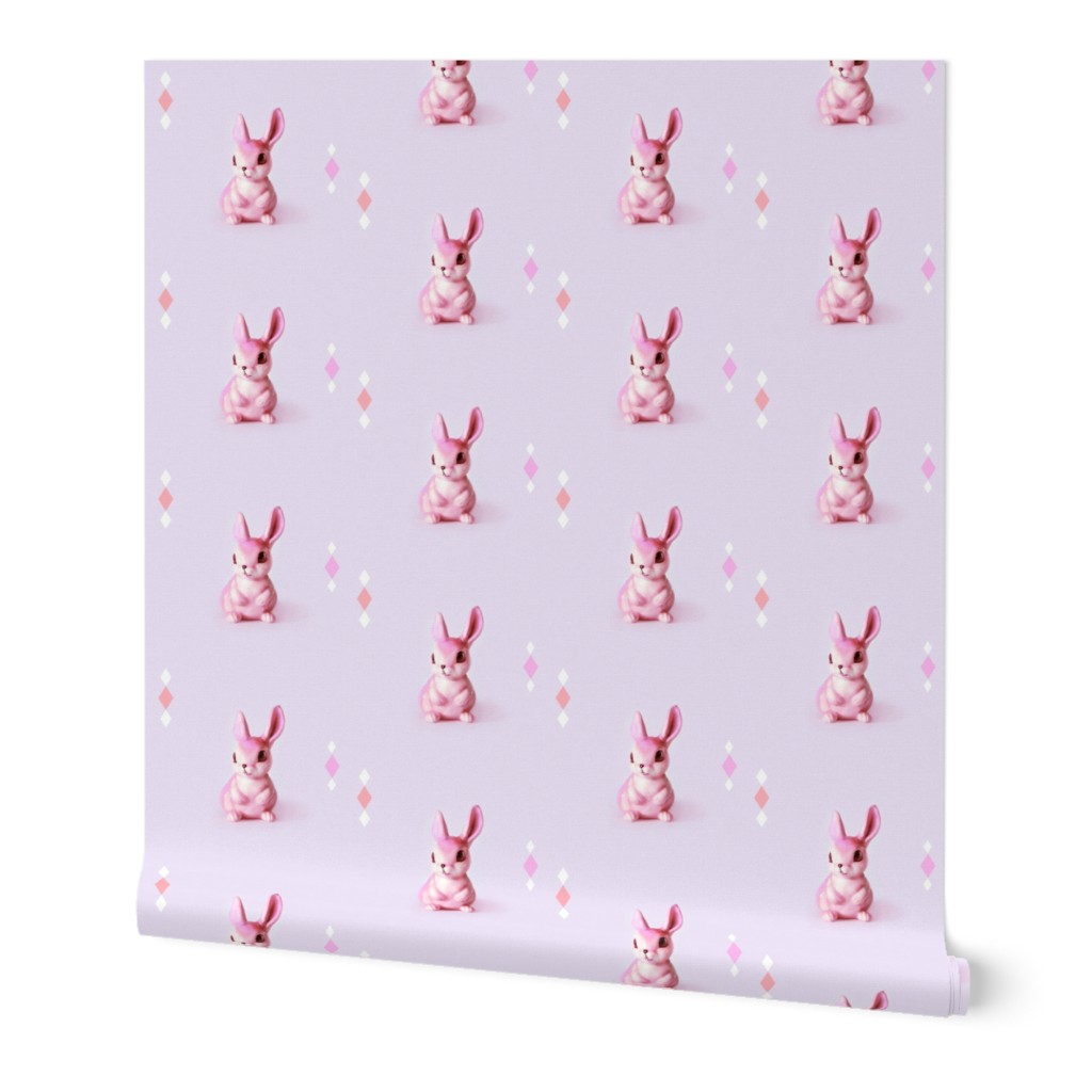 Retro Bunny in Pink