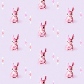 Retro Bunny in Pink