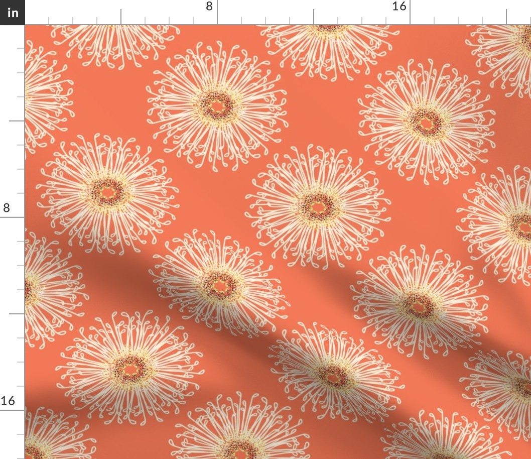 Creamsicle flowers