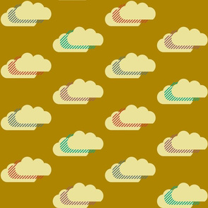Clouds - gold