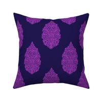 Solo Paisley Damask~ Horatio and Fuschia