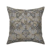 William Morris ~ St. James or Growing Damask ~ Grey Garden