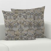 William Morris ~ St. James or Growing Damask ~ Grey Garden