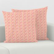 Watercolor Herringbone in Solid Pink MINI