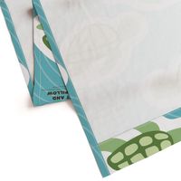 turtle cut and sew fat quarter pillow