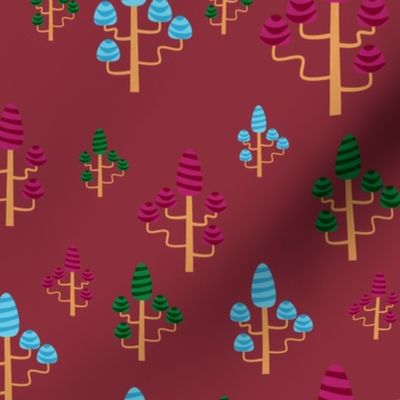 Fairy Trees Pattern