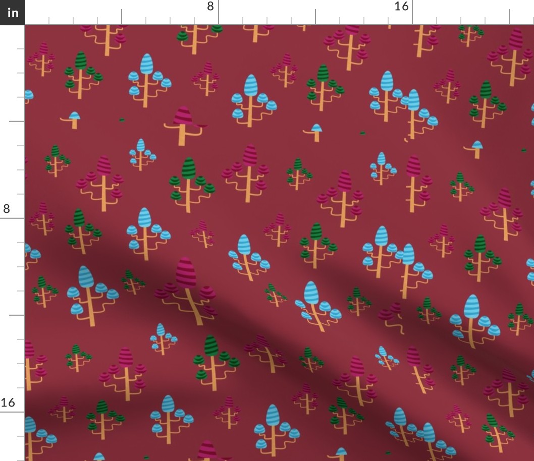 Fairy Trees Pattern