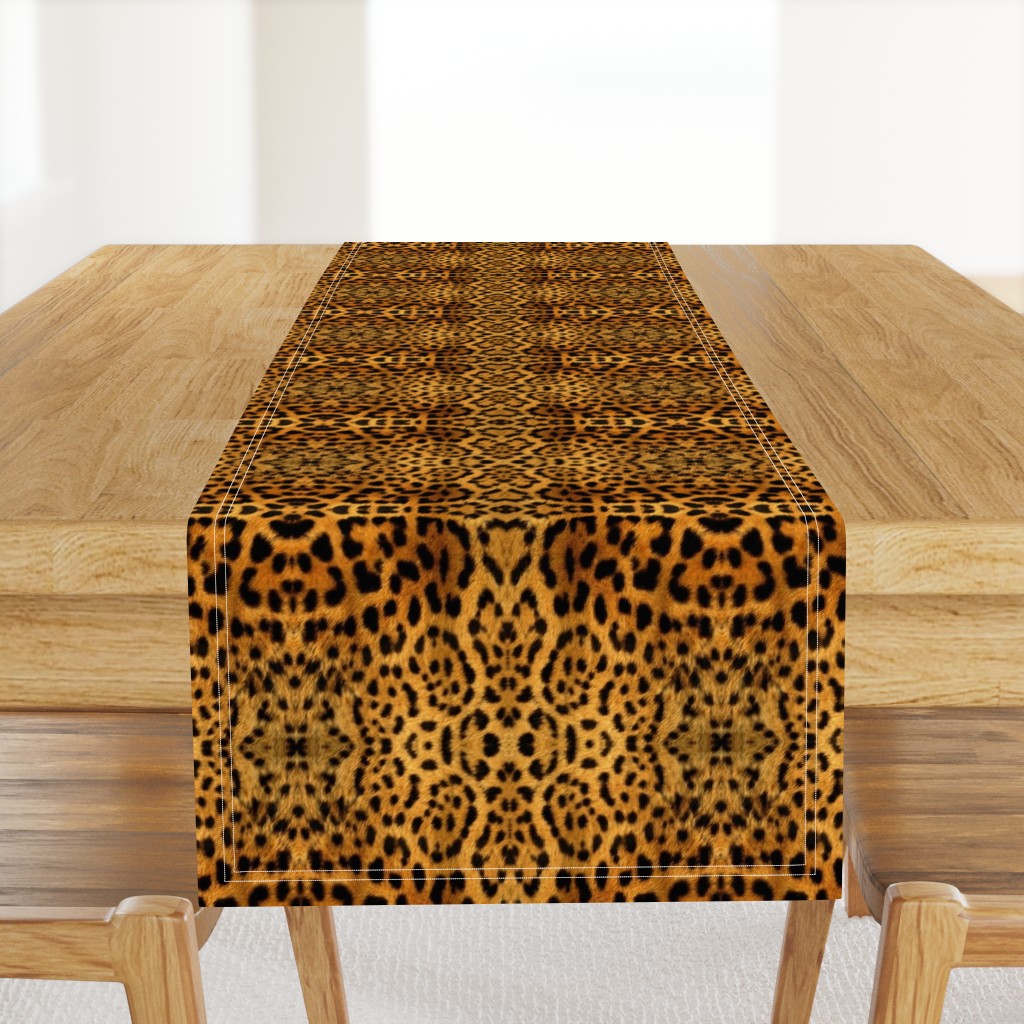 Furry leopard print