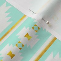 Brighton in Bright Mint and Gold