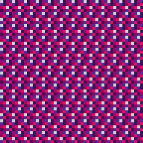 Magenta Indigo Pixelate