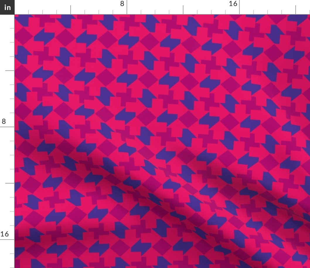 Magenta Indigo Tesselation